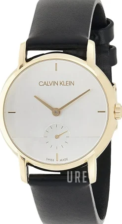 Silverfärgad/Läder Ø32 mm