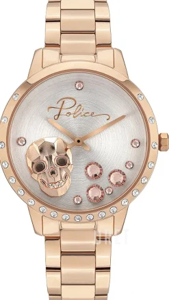 Silverfärgad/Roséguldstonat stål Ø36 mm