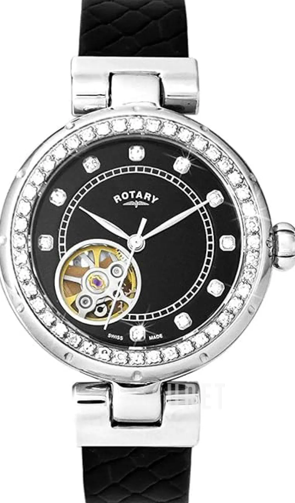 Skeleton Svart/Läder Ø34 mm