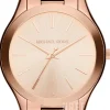 Slim Runway Roséguldstonad/Roséguldstonat stål Ø42 mm