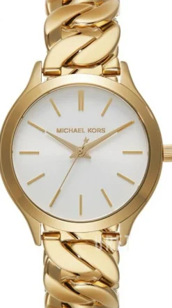 Slim Runway Vit/Gulguldtonat stål Ø38 mm