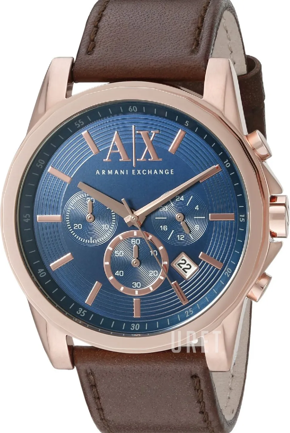 Smart Blå/Läder Ø45 mm