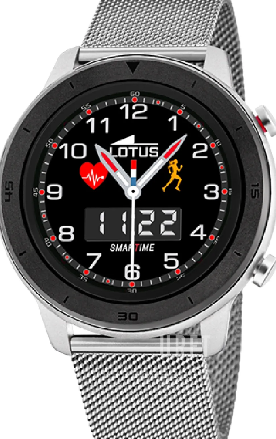 Smartime Svart/Stål Ø47 mm