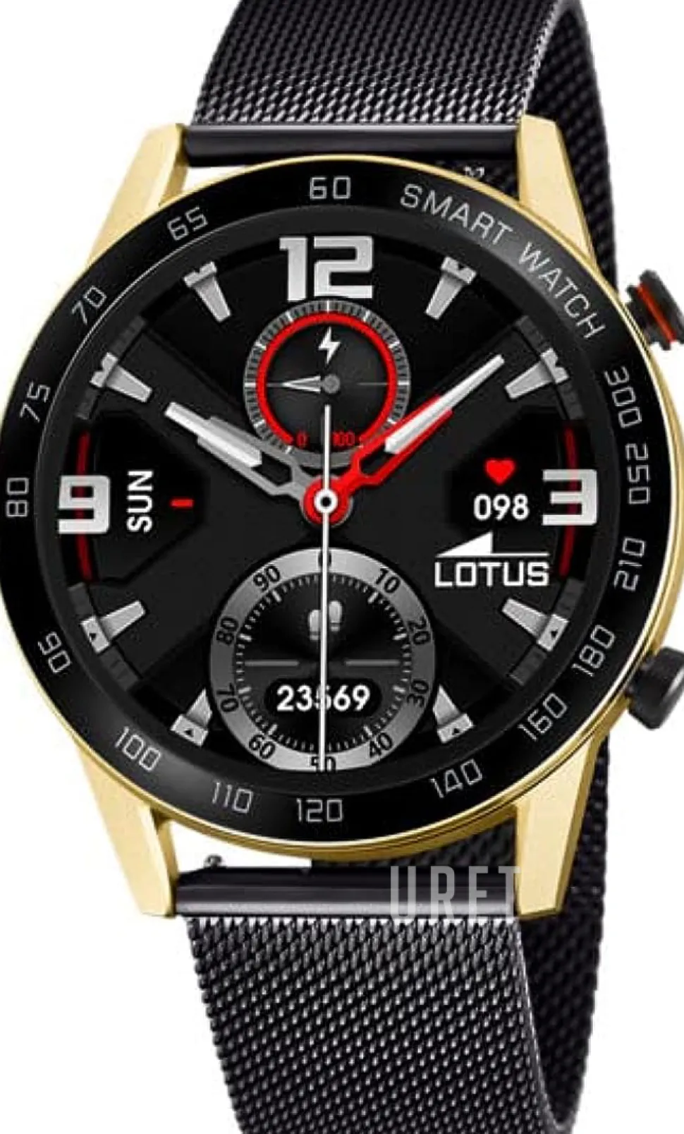 Smartime Svart/Stål Ø45 mm