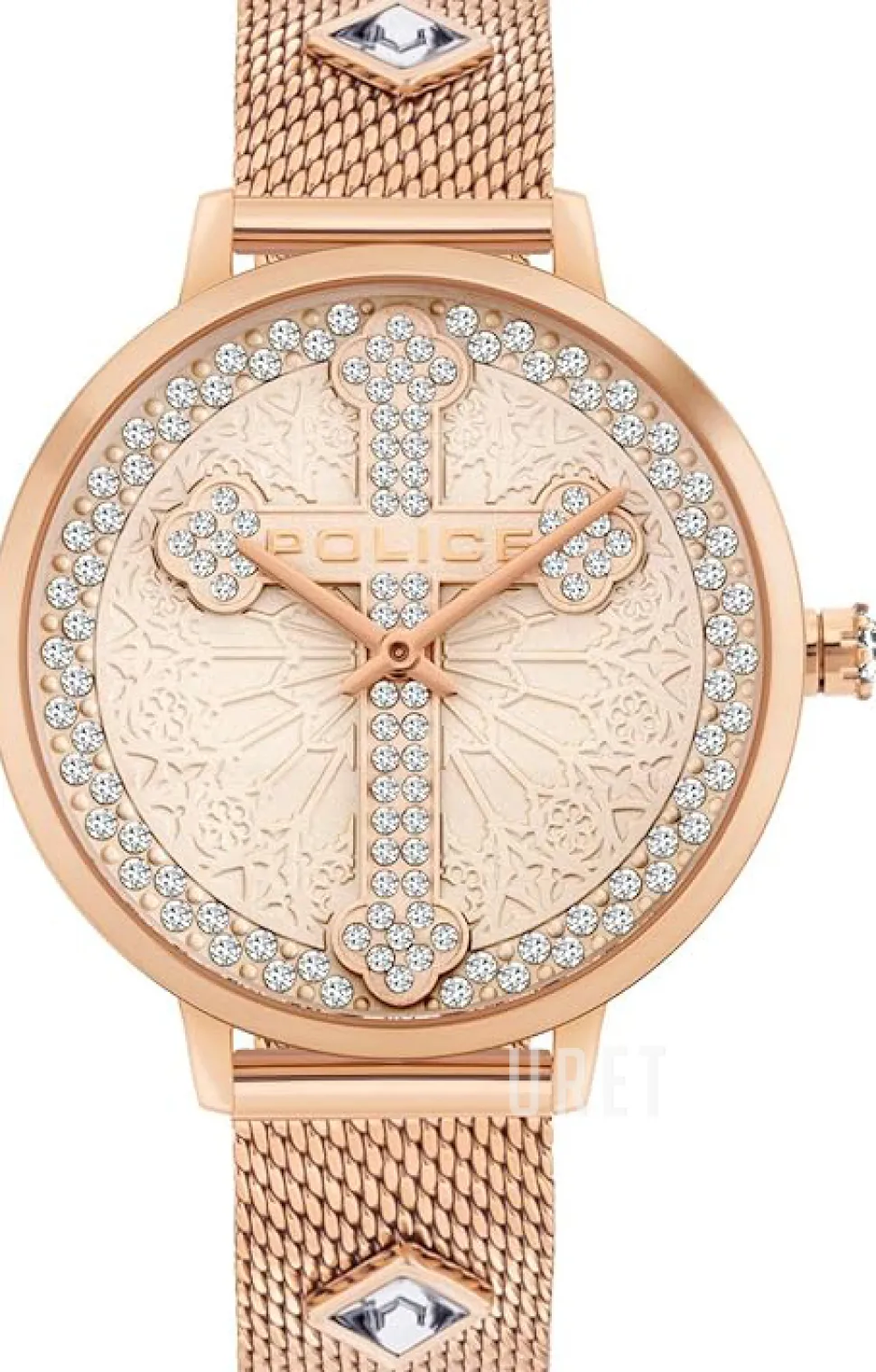 Socrota Roséguldstonad/Roséguldstonat stål Ø36 mm