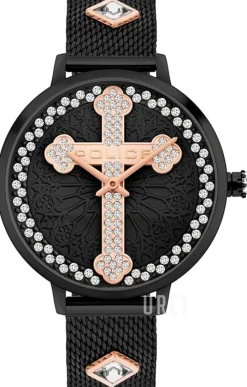 Socrota Svart/Roséguldstonat stål Ø36 mm