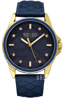 SoHo Blå/Läder Ø38 mm