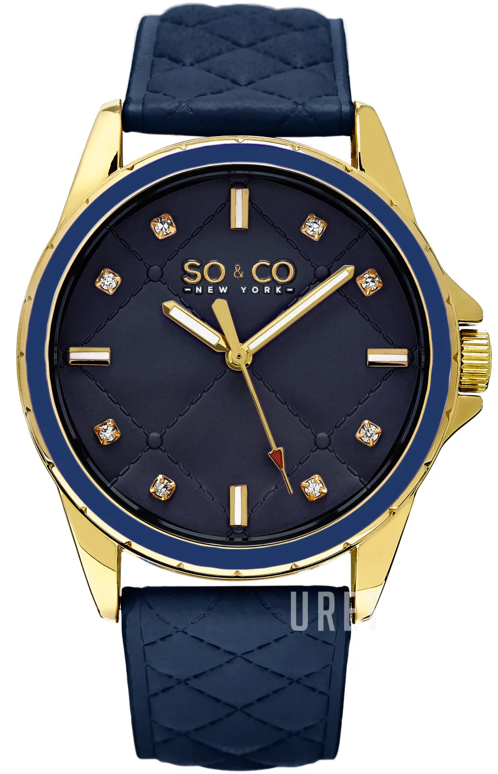 SoHo Blå/Läder Ø38 mm