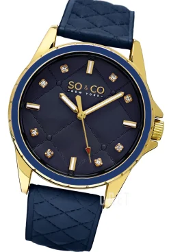 SoHo Blå/Läder Ø38 mm