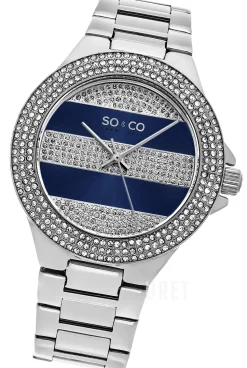 SoHo Blå/Stål Ø39 mm