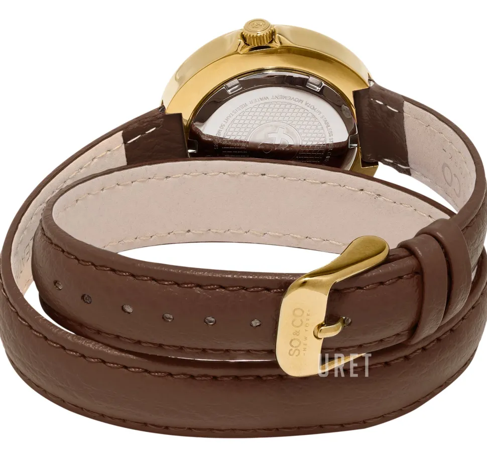 SoHo Champagnefärgad/Läder Ø34 mm