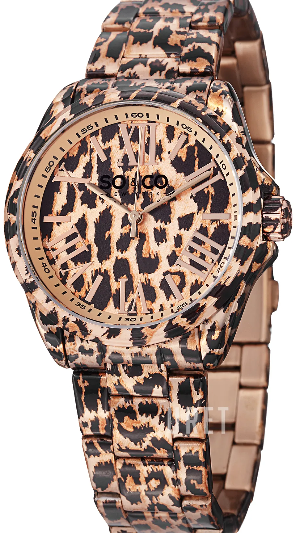 SoHo Flerfärgad/Roséguldstonat stål Ø39 mm