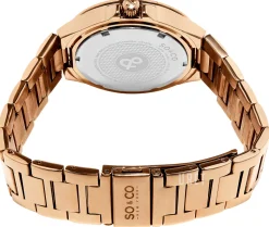SoHo Grå/Roséguldstonat stål Ø39 mm