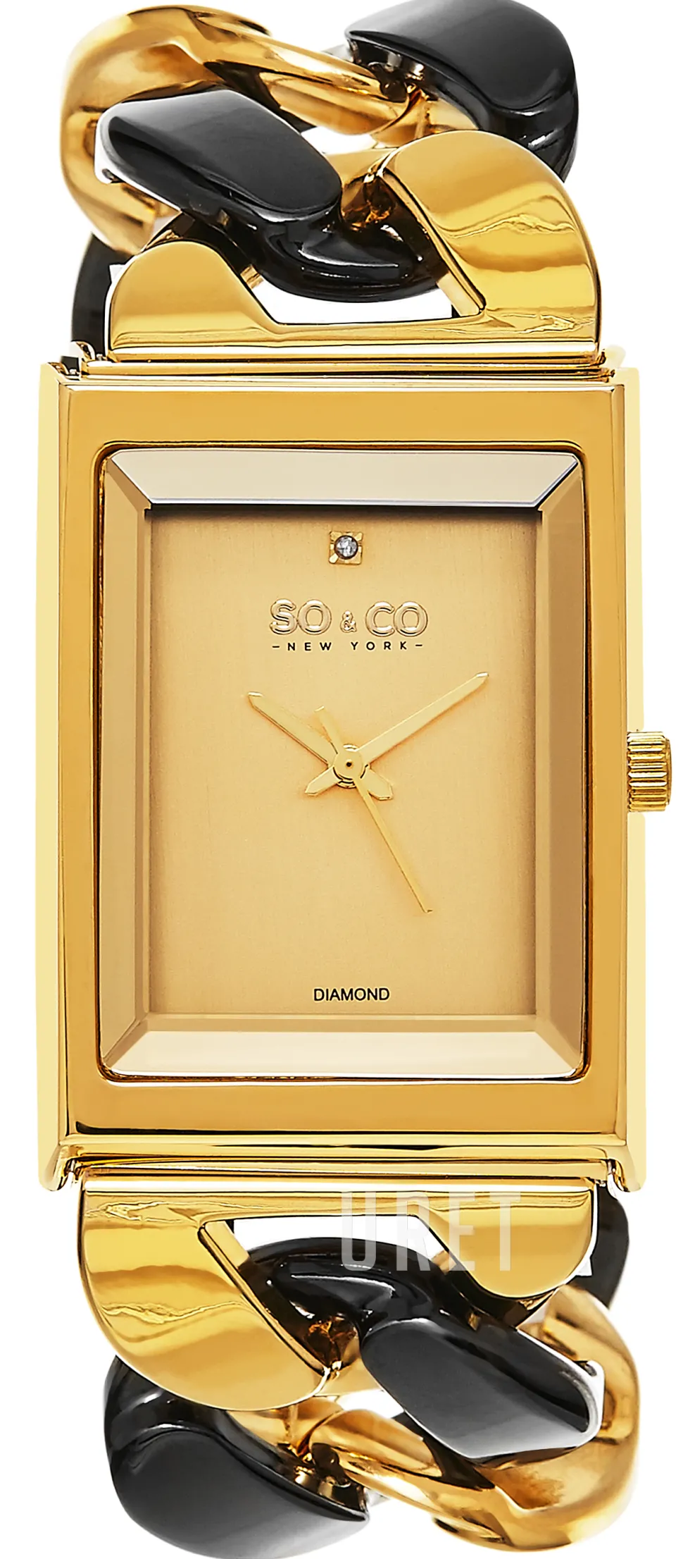 SoHo Guld/Gulguldtonat stål