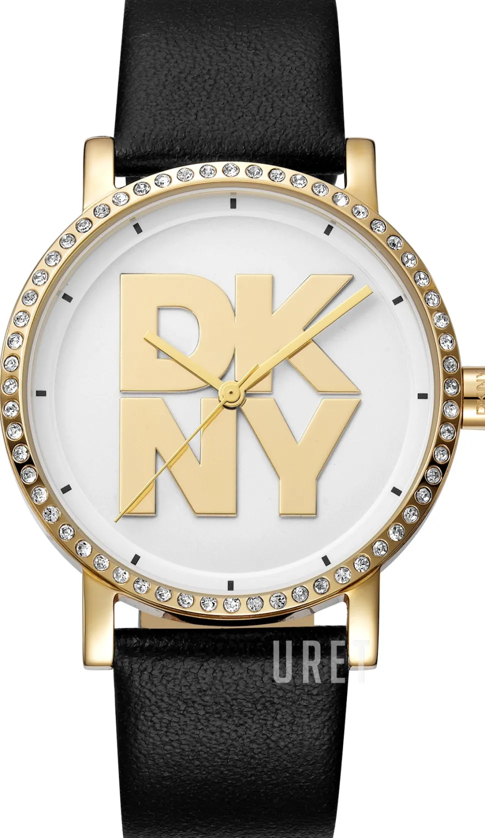 Soho Logo Silverfärgad/Läder Ø36 mm