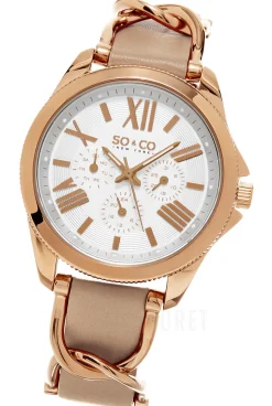 SoHo Silverfärgad/Roséguldstonat stål Ø40 mm