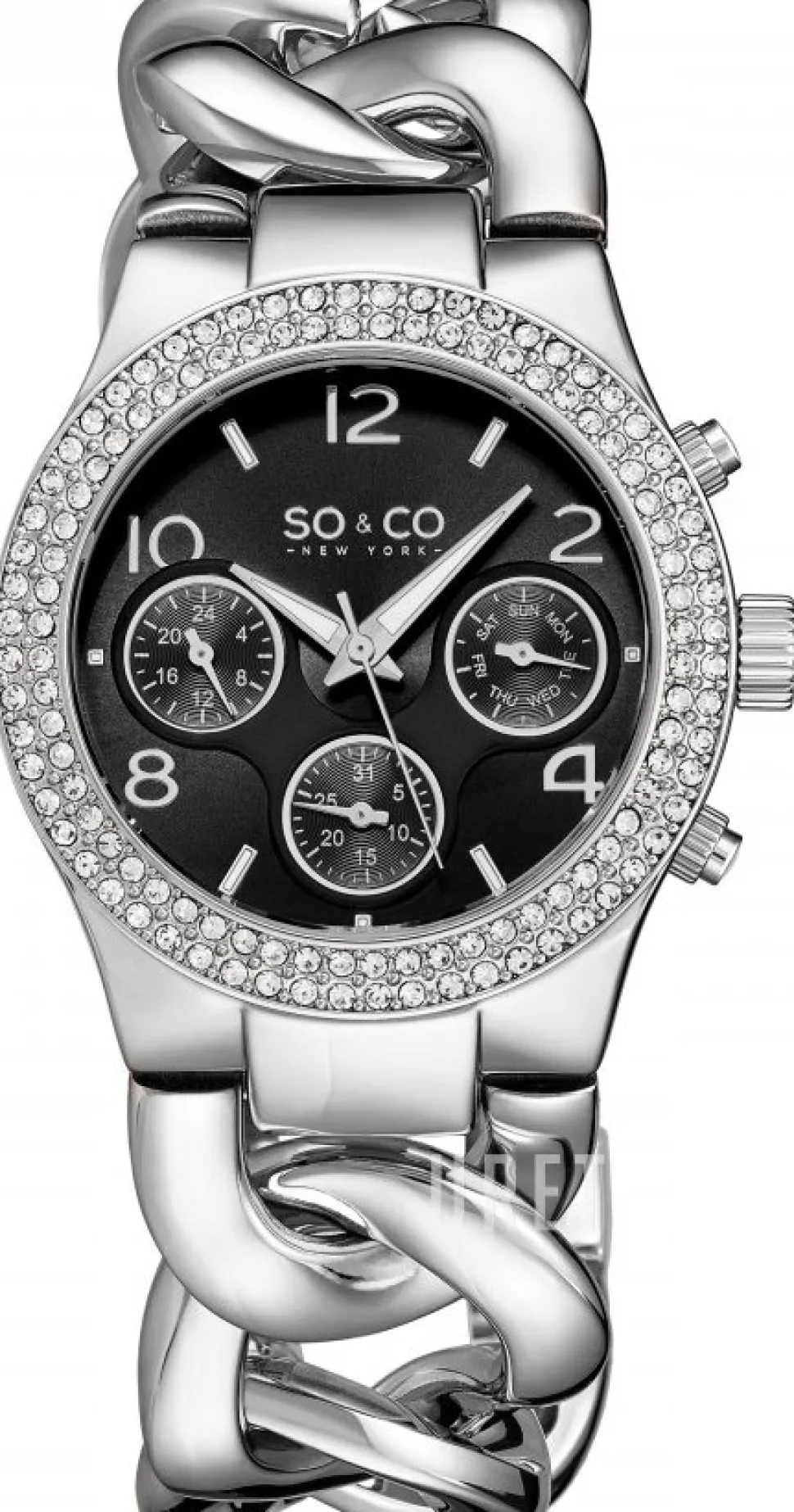 Soho Svart/Stål Ø38 mm