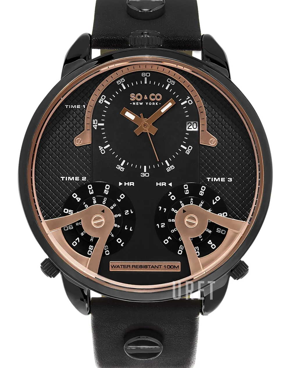 SoHo Svart/Stål Ø50 mm