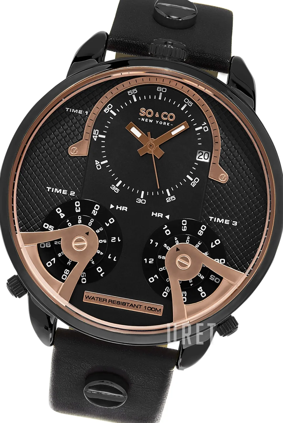 SoHo Svart/Stål Ø50 mm