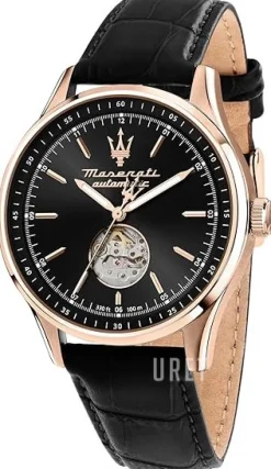 Sorpasso Svart/Läder Ø42 mm