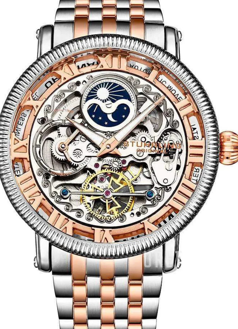 Special Reserve Skelettskuren/Roséguldstonat stål Ø48 mm