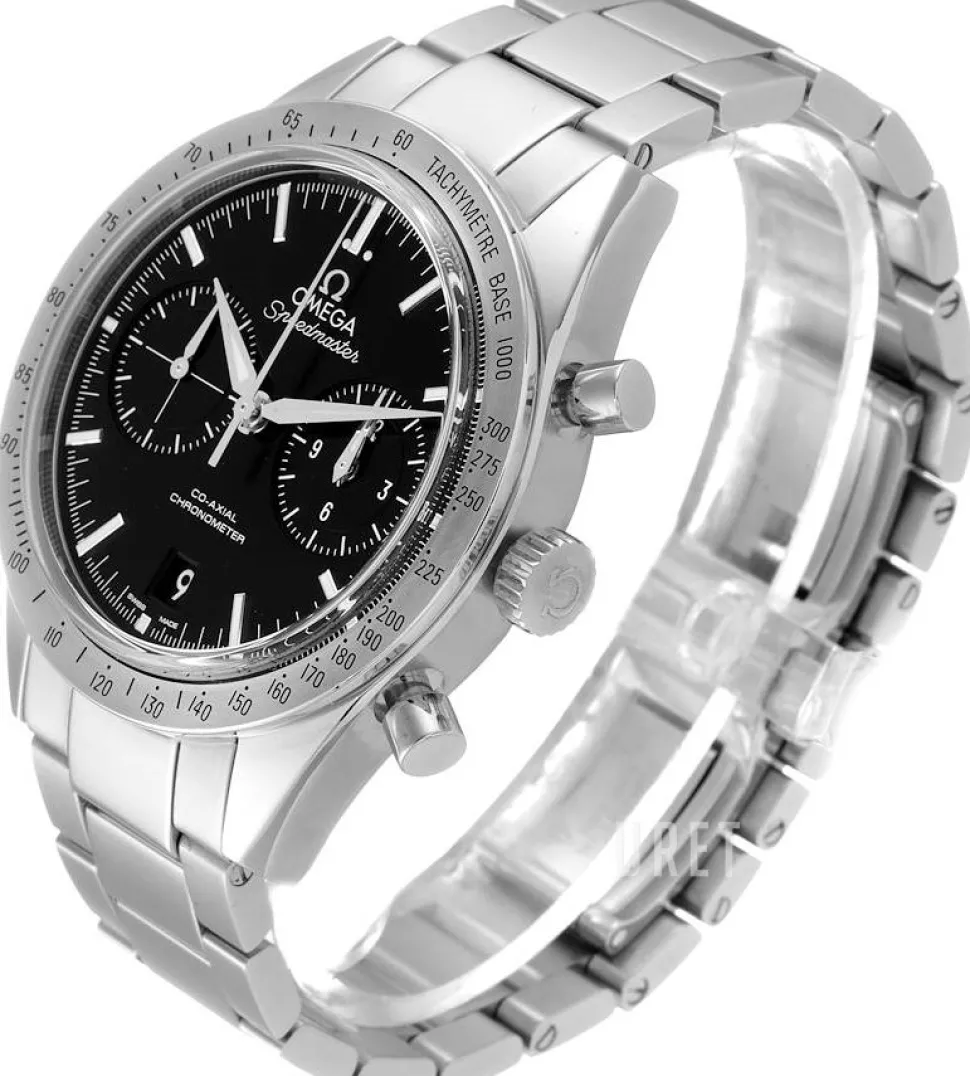 Speedmaster 57 Co-Axial Chronograph 41.5mm Svart/Stål Ø41.5 mm
