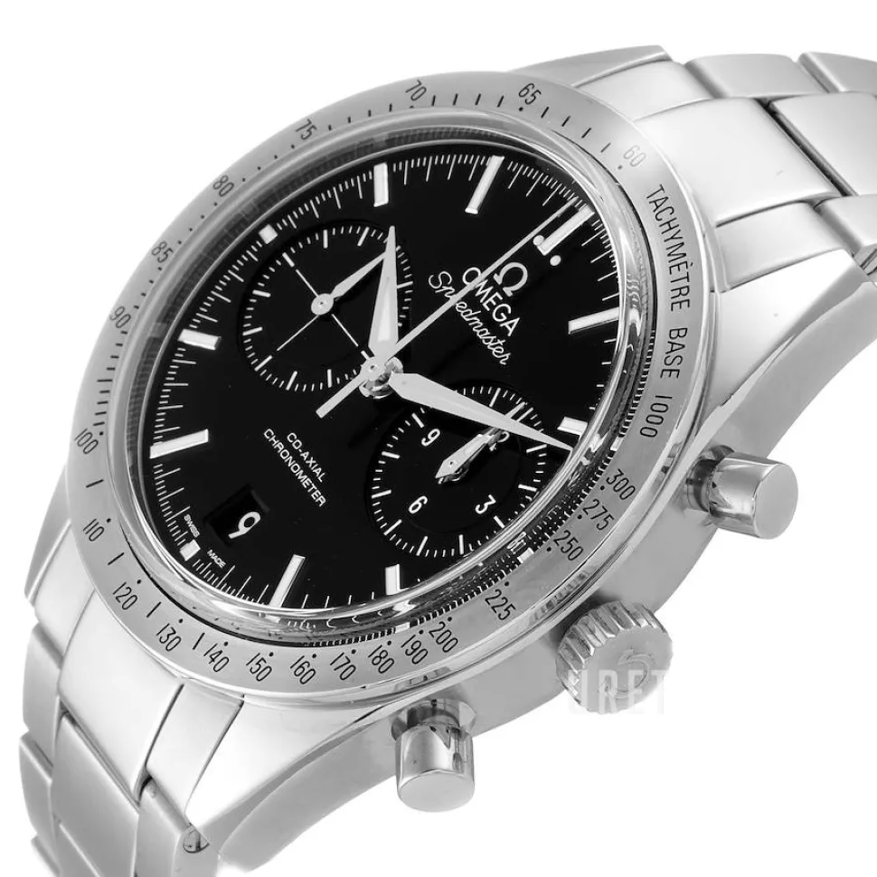 Speedmaster 57 Co-Axial Chronograph 41.5mm Svart/Stål Ø41.5 mm