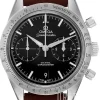 Speedmaster 57 Co-Axial Chronograph 41.5mm Svart/Läder Ø41.5 mm