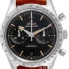 Speedmaster 57 Co-Axial Chronograph 41.5mm Svart/Läder Ø41.5 mm