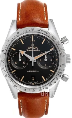 Speedmaster 57 Co-Axial Chronograph 41.5mm Svart/Läder Ø41.5 mm