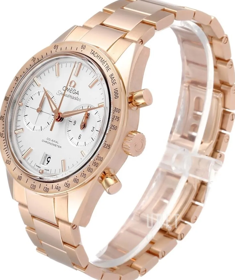 Speedmaster 57 Co-Axial Chronograph 41.5mm Silverfärgad/Roséguldstonat stål Ø41.5 mm