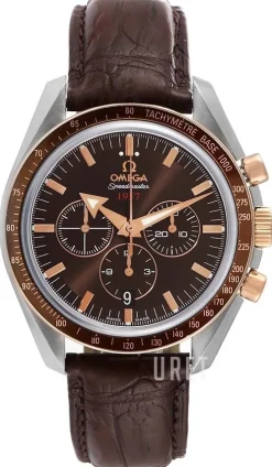 Speedmaster Broad Arrow Brun/Läder Ø42 mm