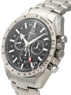 Speedmaster Broad Arrow GMT Svart/Stål Ø44.25 mm