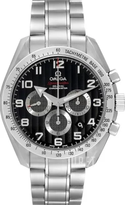 Speedmaster Broad Arrow Svart/Stål Ø44.25 mm