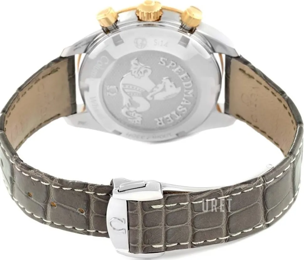 Speedmaster Chronograph 38Mm Silverfärgad/Läder Ø38 mm