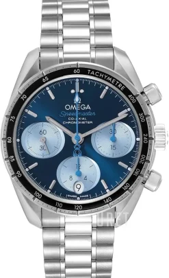 Speedmaster Chronograph 38Mm Blå/Stål Ø38 mm