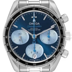 Speedmaster Chronograph 38Mm Blå/Stål Ø38 mm