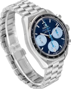 Speedmaster Chronograph 38Mm Blå/Stål Ø38 mm