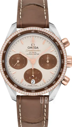 Speedmaster Chronograph 38Mm Antikvit/Läder Ø38 mm