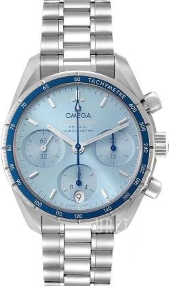 Speedmaster Chronograph 38Mm Blå/Stål Ø38 mm