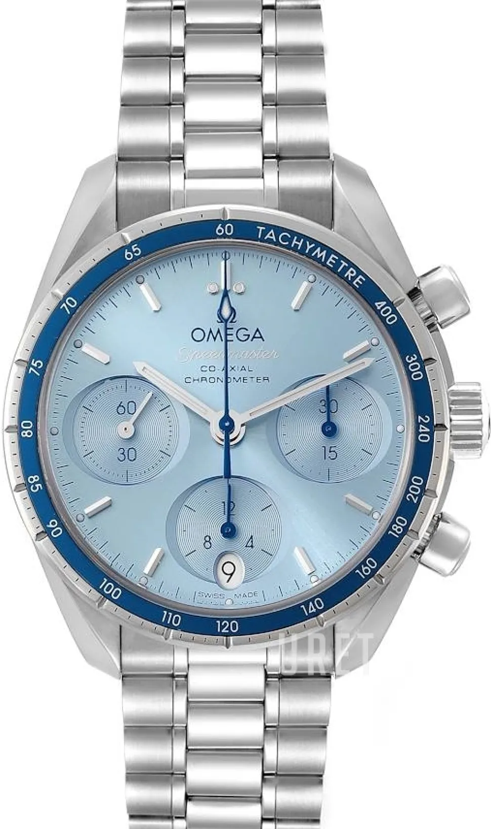 Speedmaster Chronograph 38Mm Blå/Stål Ø38 mm