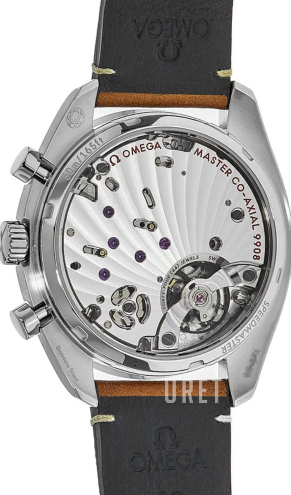 Speedmaster Chronoscope Blå/Läder Ø43 mm