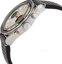 Speedmaster Chronoscope Silverfärgad/Läder Ø43 mm