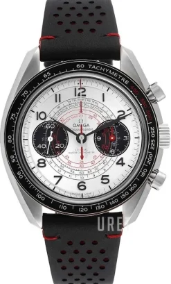 Speedmaster Chronoscope Vit/Läder Ø43 mm
