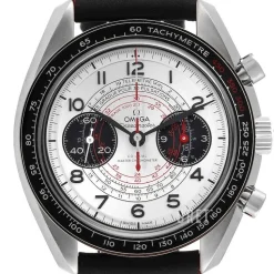 Speedmaster Chronoscope Vit/Läder Ø43 mm