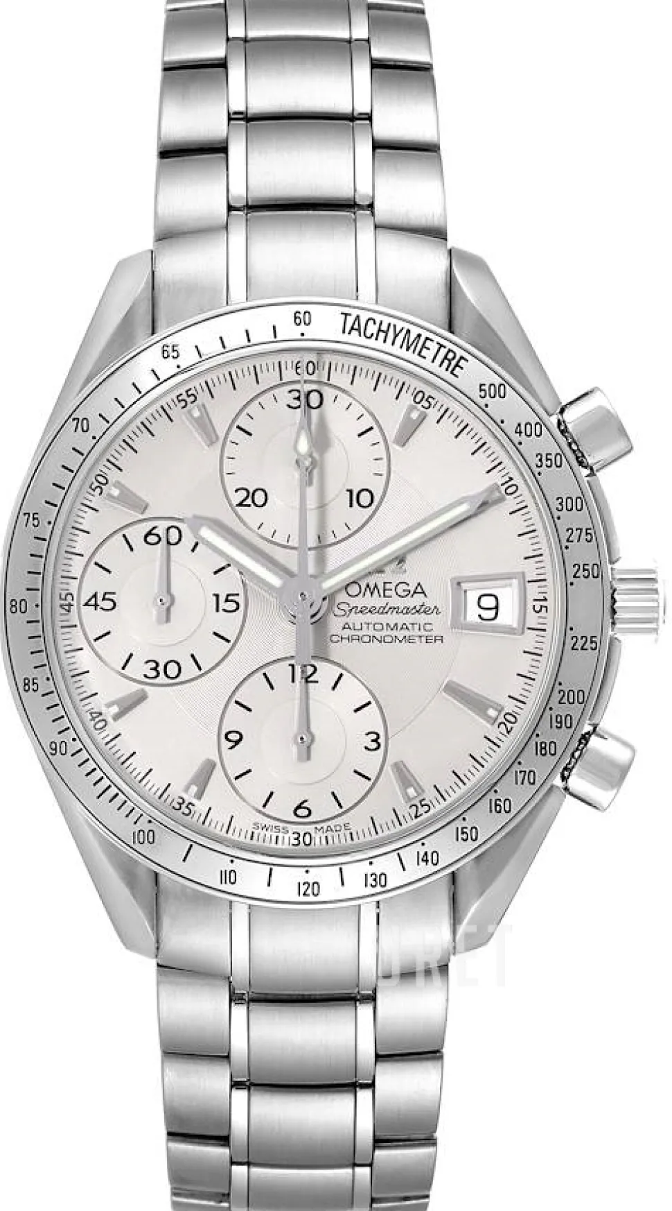 Speedmaster Date Silverfärgad/Stål Ø40 mm