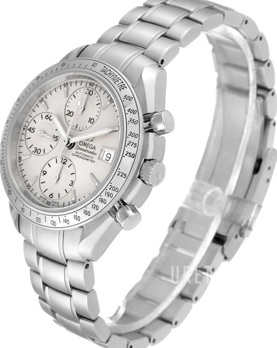 Speedmaster Date Silverfärgad/Stål Ø40 mm