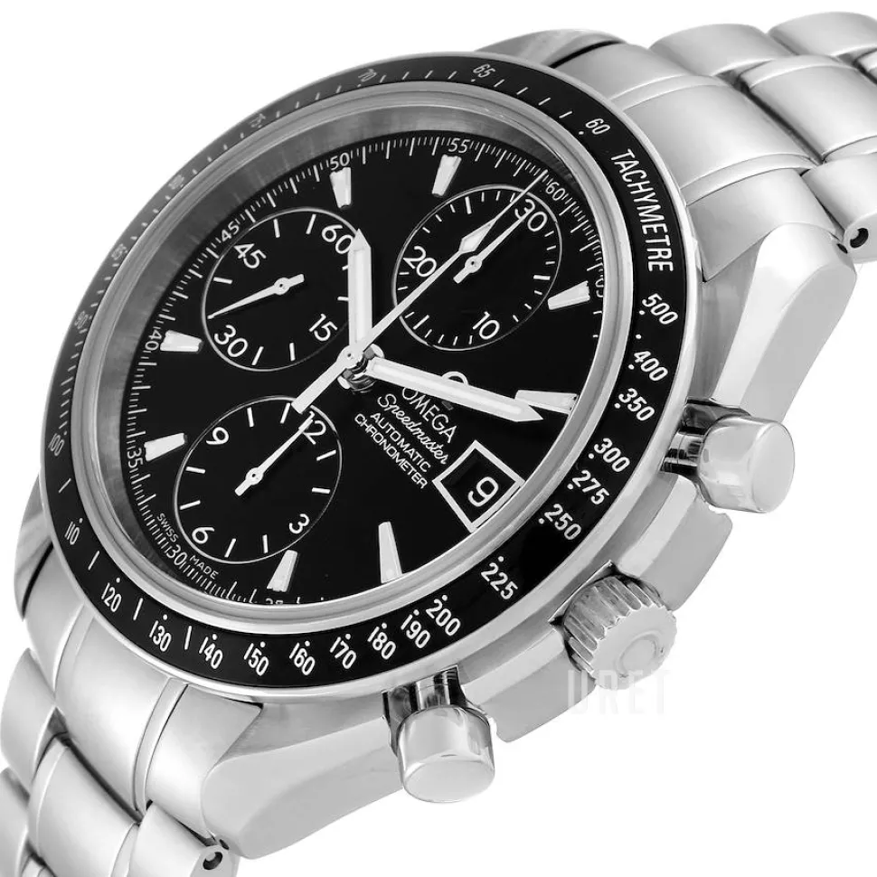 Speedmaster Date Svart/Stål Ø40 mm
