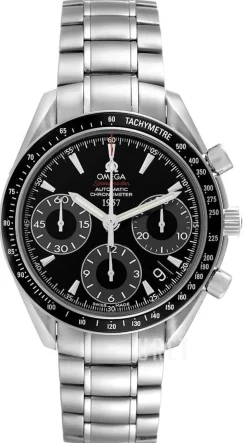 Speedmaster Date Svart/Stål Ø40 mm