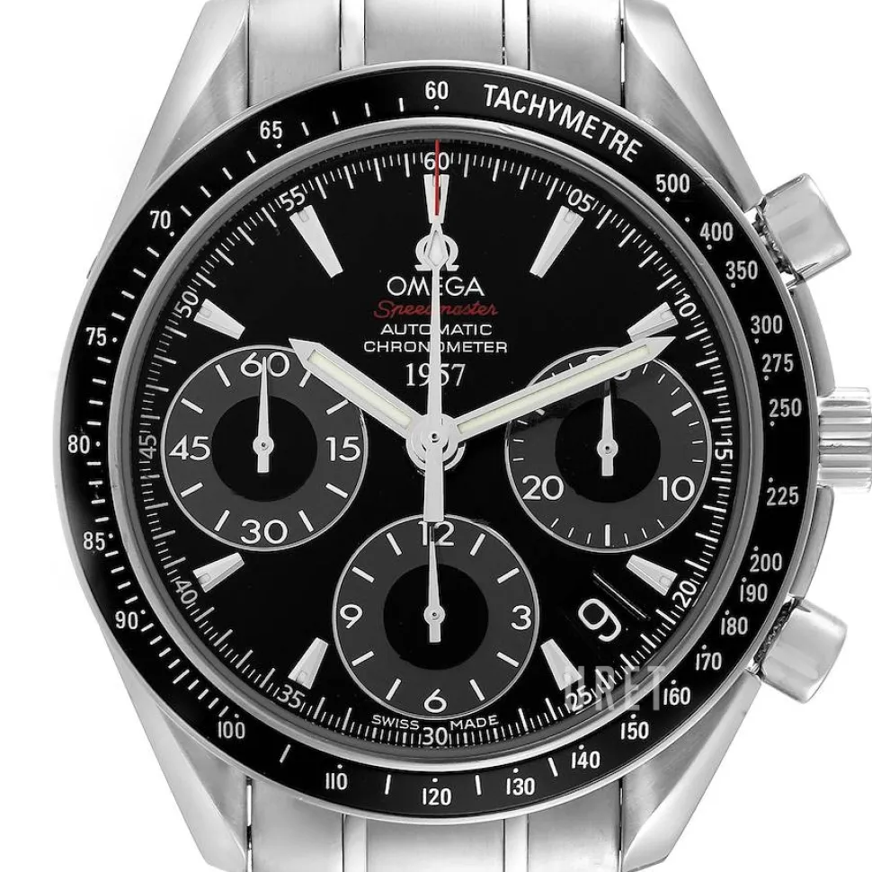 Speedmaster Date Svart/Stål Ø40 mm